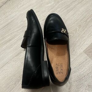 Black Leather Loafers